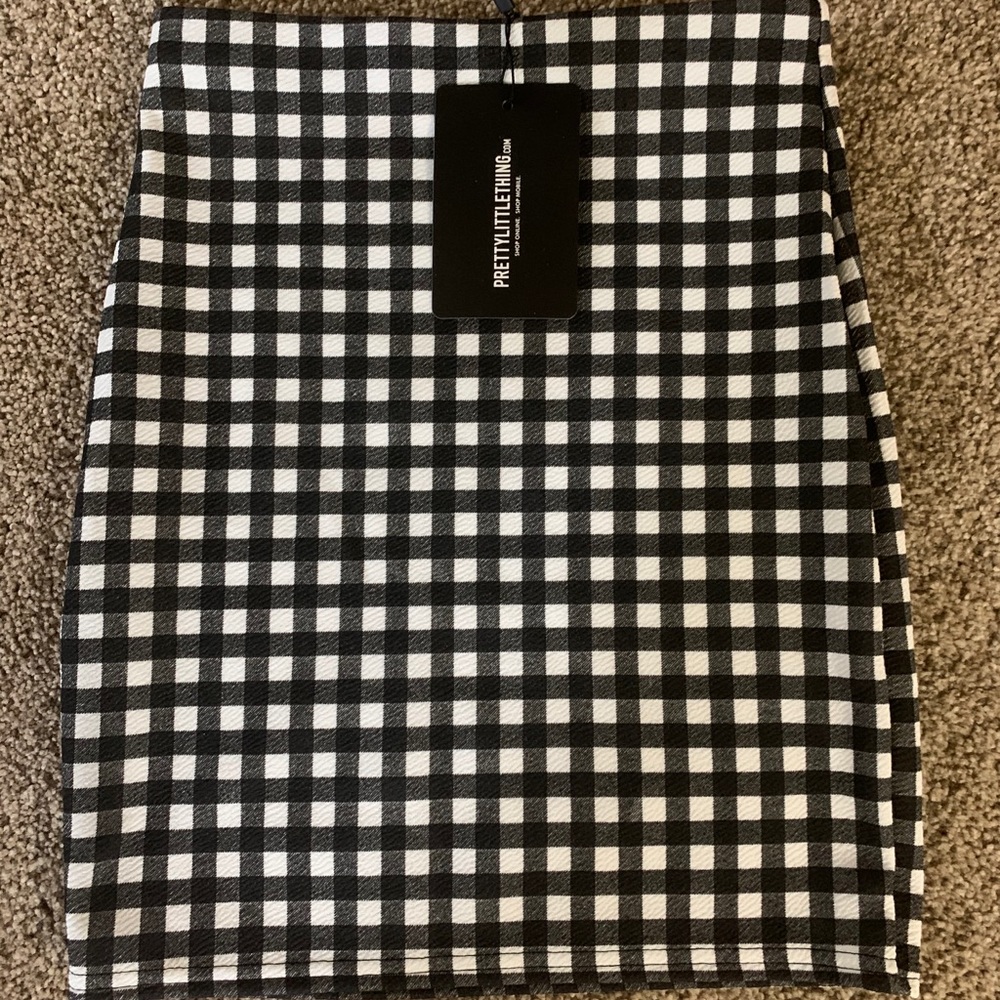BRAND NEW WITH TAGS PLT BLACK AND WHITE SKIRT!